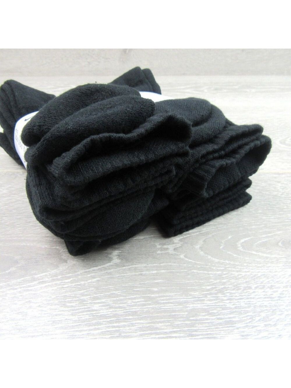 Nike Everyday Cushion Crew Socks Black 6 Pack Mens Size 8-12 NEW - Picture 5 of 7